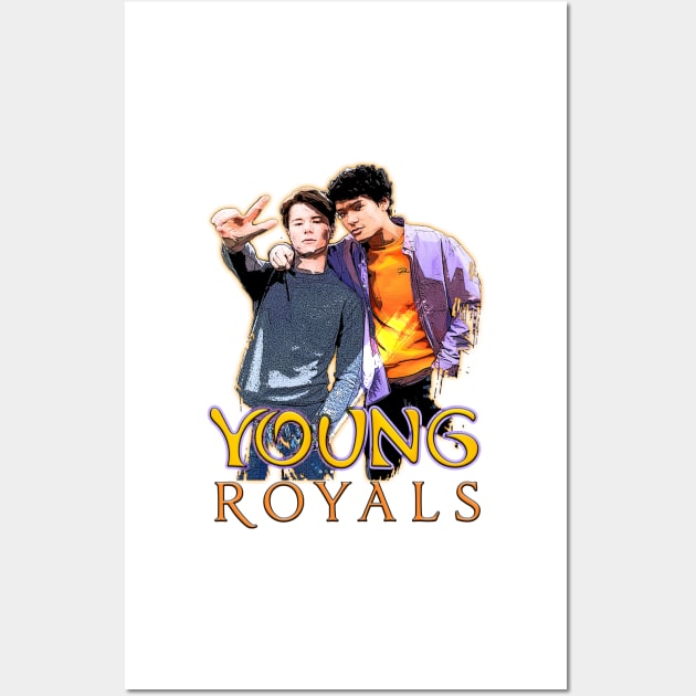 Simon and Wilhelm from the TV show - Young Royals Wall Art by Color-Lab